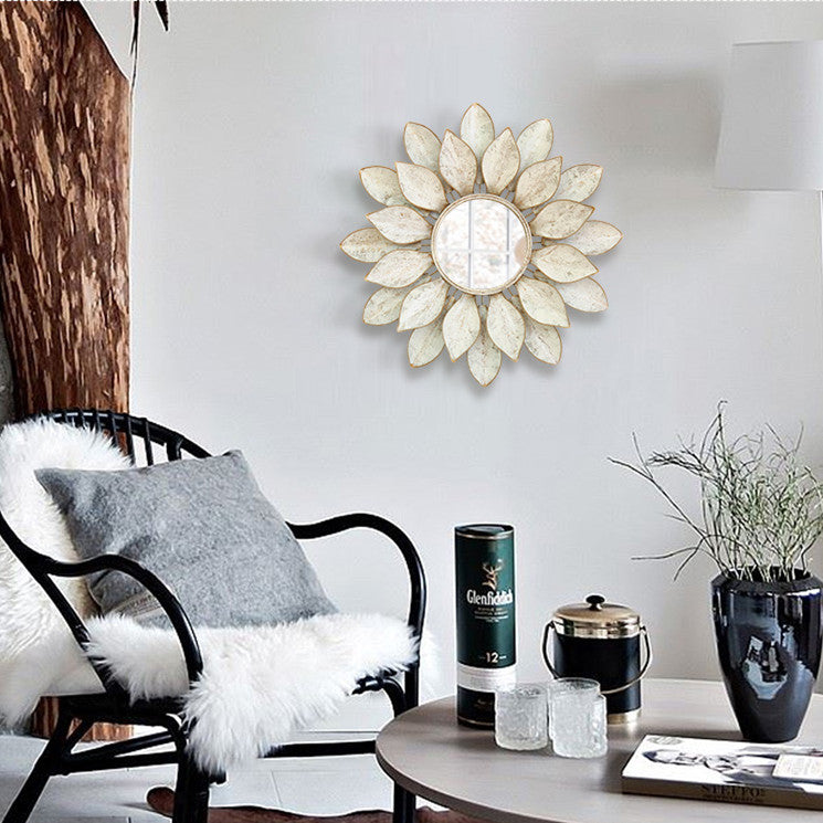 Bloom Petal 3D Modern Iron Mirror
