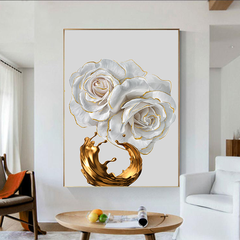 White Flower Canvas print